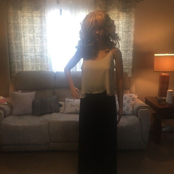 Three hearts maxi dress size med sleevless - Picture 6 of 11